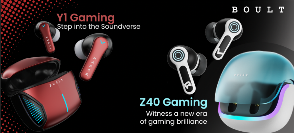 Boult Z40 Gaming and Y1 Gaming TWS earbuds